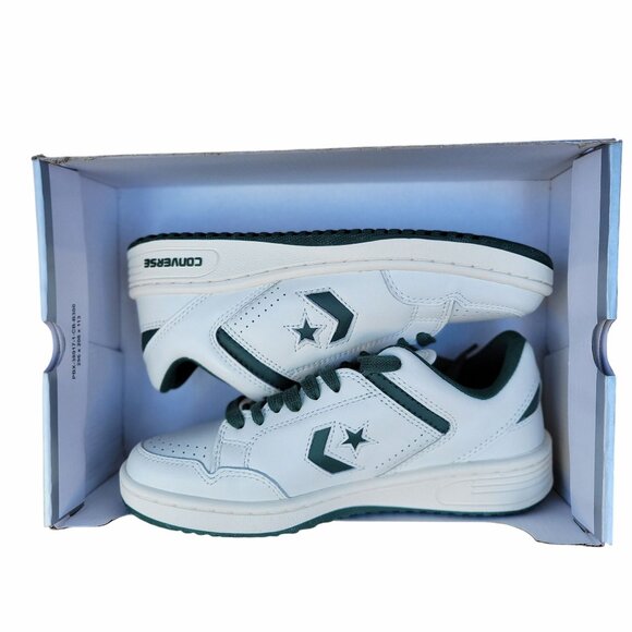 ⭐Converse Weapon OX Low Sz 7 Women's Shoes Leather Sneaker Beige Green A11212C⭐ - Picture 8 of 13